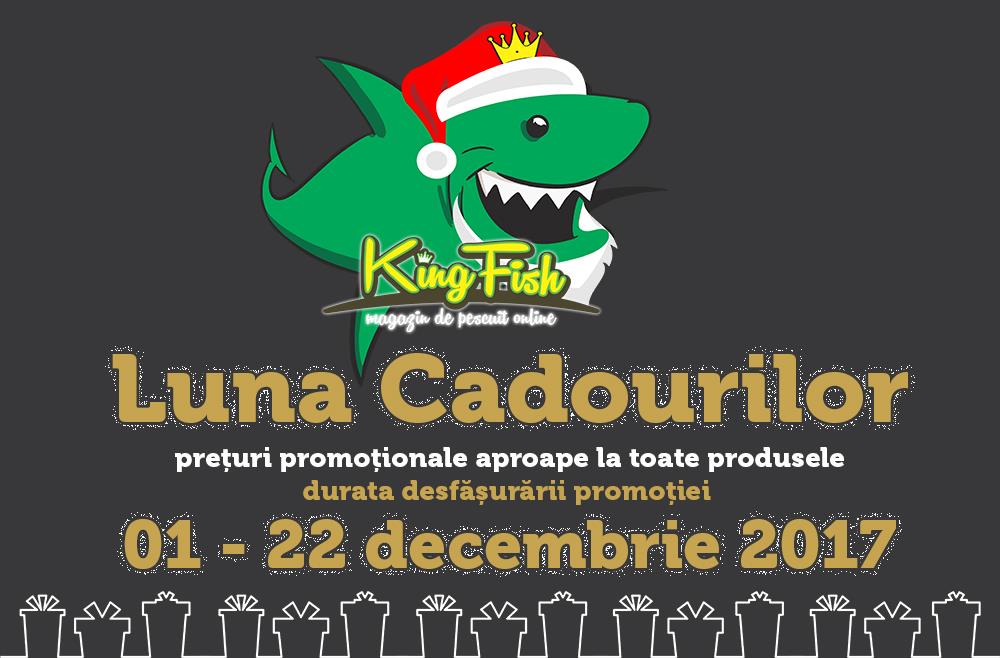 Luna cadourilor. 3 motive sa cumperi in decembrie de la King-Fish.ro